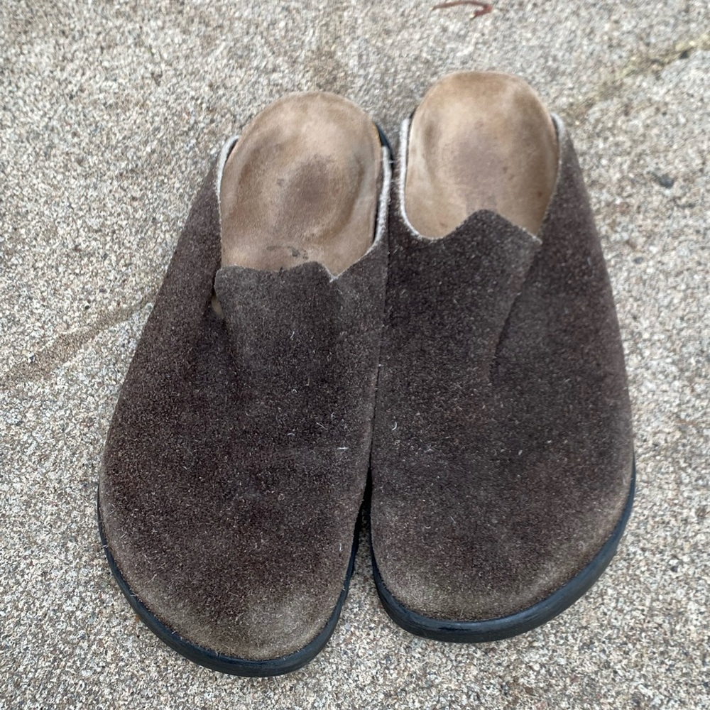 Birkenstock betula suede clogs women size 10